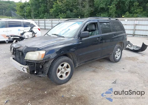 2007 Toyota Highlander z USA, uszkodzony, nr VIN JTEGD21A970160874